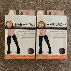 THERAFIRM Knee High Stocking. XL natural
